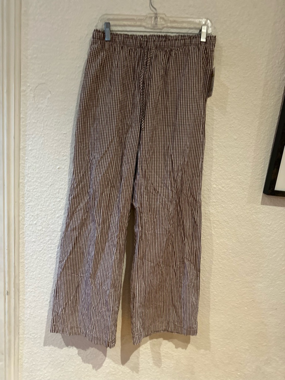 a new day Brown Pinstripe wrinkly  Pants